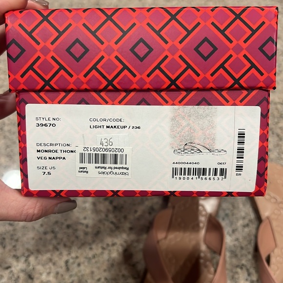 Tory Burch Monroe Thong Sandal - Picture 7 of 7